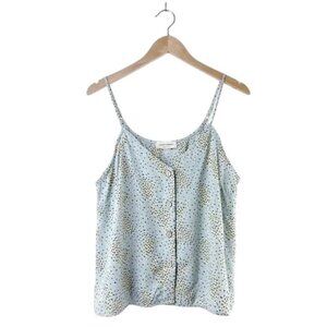 Saints & Hearts Floral Spaghetti StrapTank Top Size L